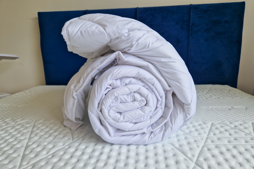Emma duvet rolled up